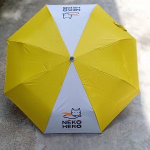 Ô dù cầm tay in logo Neko Hero